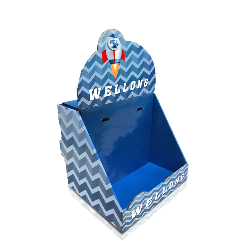 Display Boxes Paper Corrugated Board Custom Printed Display Stand Packaging Cardboard Box - Image 2